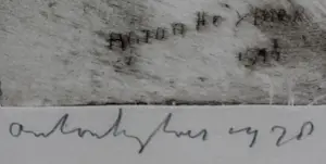 Anton Heyboer - ingelijste ets - 1978 kopen? Bied vanaf 180!