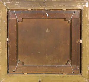 Hendrick Gerrit ten Cate - Olieverf op doek, Reizigers in bergachtig rivierlandschap - Ingelijst kopen? Bied vanaf 500!