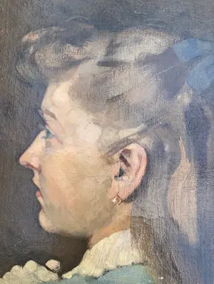 Charles Moen - Portret Vrouw kopen? Bied vanaf 150!