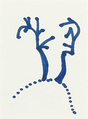 Jan Roede - Tekening, Zonder titel (met certificaat van echtheid!) kopen? Bied vanaf 50!