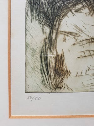 Asger Jorn - Compositie, 1959, ets (ingelijst) kopen? Bied vanaf 595!