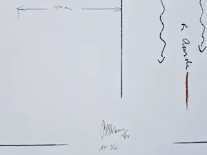 Marinus Boezem - Grote Artist Proof (oplage slechts 12) Lithografie "Horizon" potloodges. kopen? Bied vanaf 60!