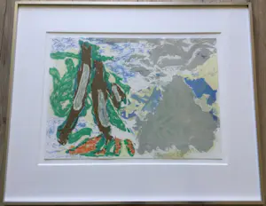 Jan Commandeur - "N-OOST" | kleuren litho (2/70) - ingelijst kopen? Bied vanaf 50!