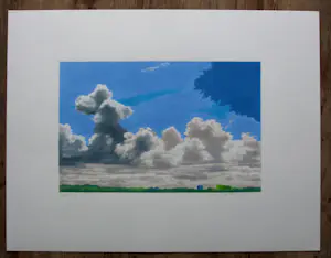 Sees Vlag - potlood tekening: "Gezicht op Den Haag" - 2013 kopen? Bied vanaf 125!