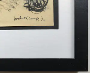 Theo Wolvecamp - gesigneerde ingelijste inkt tekening kopen? Bied vanaf 199!