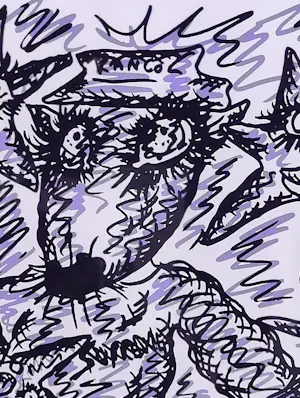 Bjarne Melgaard - Skater Rat White – handsigniert + nummeriert kopen? Bied vanaf 220!