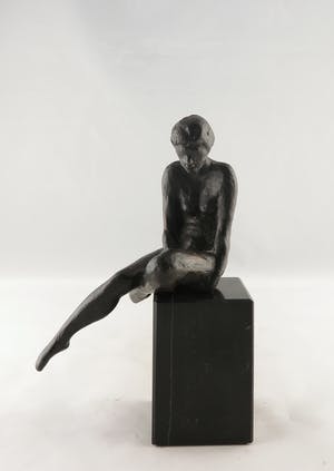 Bob Bonies - (toegeschreven aan) - Brons, Zittend naakt kopen? Bied vanaf 1!