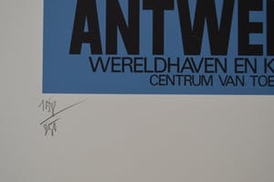 Lucien De Roeck - Lucien de Roeck - zeefdruk - Antwerpen, kunststad, centrum van toerisme kopen? Bied vanaf 70!
