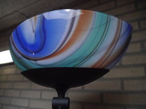 Niet of onleesbaar gesigneerd - fraaie lamp van italiaans design kopen? Bied vanaf 10!