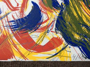 Niet of onleesbaar gesigneerd - Spaans Landschap - lithografie, handgesign. kopen? Bied vanaf 1!