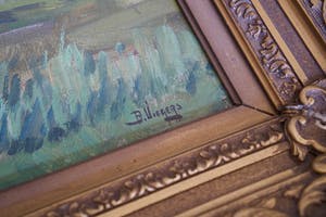 Ben Viegers - olieverf op doek, boerderij kopen? Bied vanaf 500!