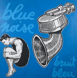 Jan Bollaert - Acryl op hardboard, Blue noise - Ingelijst kopen? Bied vanaf 50!