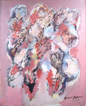 Bert Braam - Acryl op doek, Abstracte voorstelling kopen? Bied vanaf 1!