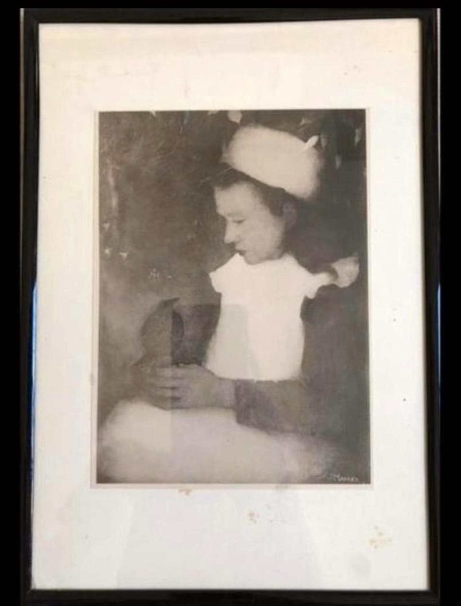 Jan Mankes - Originele Heliogravure Meisje met Lijster 1923 verkocht voor € 1!