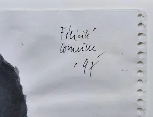 Corneille - Félicité, gemengde techniek op papier (mooi ingelijst) kopen? Bied vanaf 950!