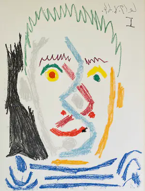 Pablo Picasso - 2 Prenten Met Gemengde Druk-Techniek "Verlag Gerd Hatje Stuttgart" kopen? Bied vanaf 1!