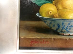 Hans Habraken - Stilleven met citroenen kopen? Bied vanaf 450!