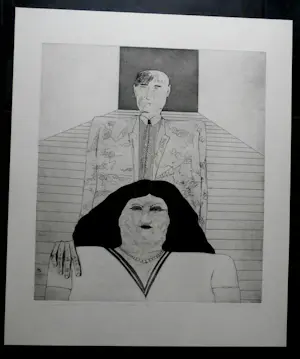 Kees Spermon - Kees Spermon - ets/aquatint: Permanent wave - 1968 kaufen? Bieten Sie von 45!