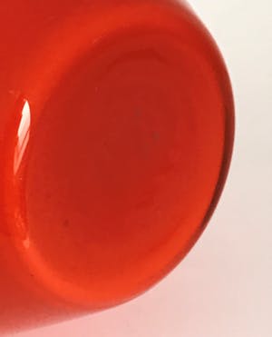 Johann Loetz Witwe - Tango vaas oranje met diepblauwe slang kopen? Bied vanaf 30!