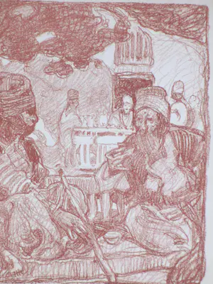 AcheterFrank Brangwyn - The Story - Kleurenlitho? Enchérissez de 45!