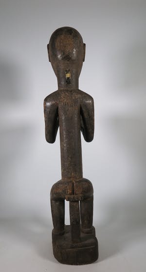 Baule - Hout, Zittend aapfiguur kopen? Bied vanaf 1!