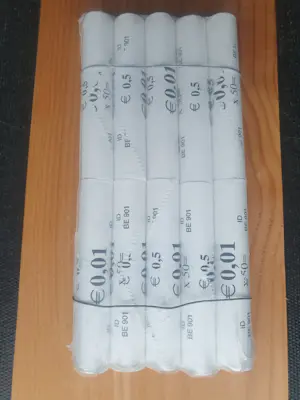 Jan Henderikse - Zero - rollen centen op paneel - 29 x 14 x 4 cm kopen? Bied vanaf 250!