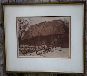 Willem Witsen - Twee ingelijste etsen - 1892 + certificaat Borzo op achterzijde kopen? Bied vanaf 199!