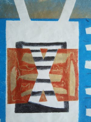 Ati Lichtveld - LABYRINTH ZEEFDRUK OP JAPANS PAPIER. kopen? Bied vanaf 25!