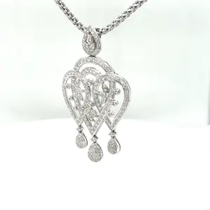 Magnificent Pendant in 18 Karat with 177 Brillants 1,65 carat with Chain kopen? Bied vanaf 2200!