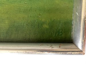 Hans Bogaarts - "Kas" - Tempera/harsolie op Paneel, Ingelijst kopen? Bied vanaf 80!