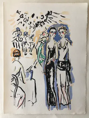 Kees van Dongen - Op het feest - 1925 kopen? Bied vanaf 250!