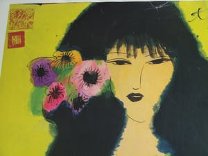 Walasse Ting - Gesigneerd affiche Gallery Delaive , I bought these Flowers on the Market - 1988 kopen? Bied vanaf 50!