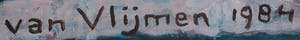 Koos van Vlijmen - Olieverf op doek - 1984 kopen? Bied vanaf 195!