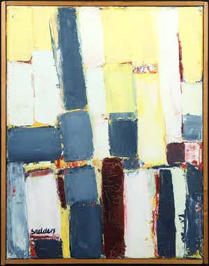 Wim Snelders - Olieverf op doek, Milos Greece - Ingelijst verkocht voor € 50!