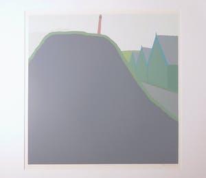 Doris Groeneveld - Zeefdruk, Springtij (Westfriese zeedijk) kopen? Bied vanaf 1!