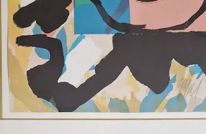 Karel Appel - Litho: 'Compositie met figuur' (1980) kopen? Bied vanaf 600!