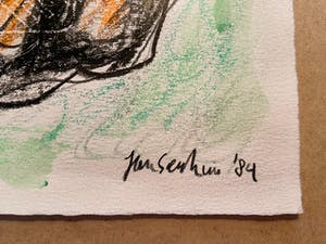 Jan Sierhuis - Tekening krijt acryl kopen? Bied vanaf 1!