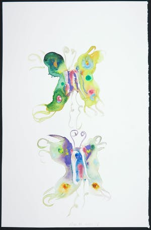 Marc Mulders - Aquarel, Vlinders kopen? Bied vanaf 1400!