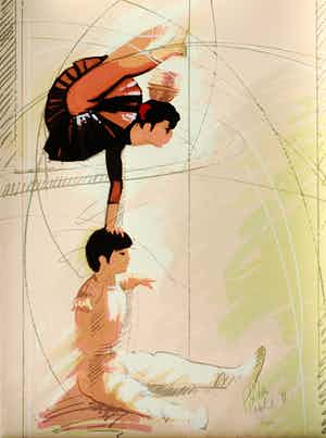 Nico Vrielink - Acrobaten verkocht voor € 50!