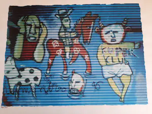 Herman Brood - Litho, Paard. kopen? Bied vanaf 60!