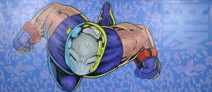 Jan Bollaert - Acryl op doek, Purple man (Zeer Groot) kopen? Bied vanaf 1!