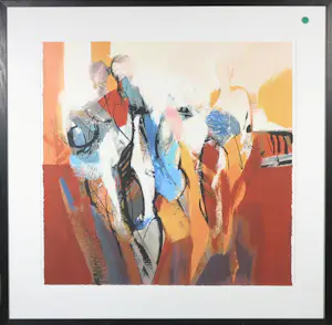 Peter Meijer - Zeefdruk, Zonder titel 4 - Ingelijst kopen? Bied vanaf 1!