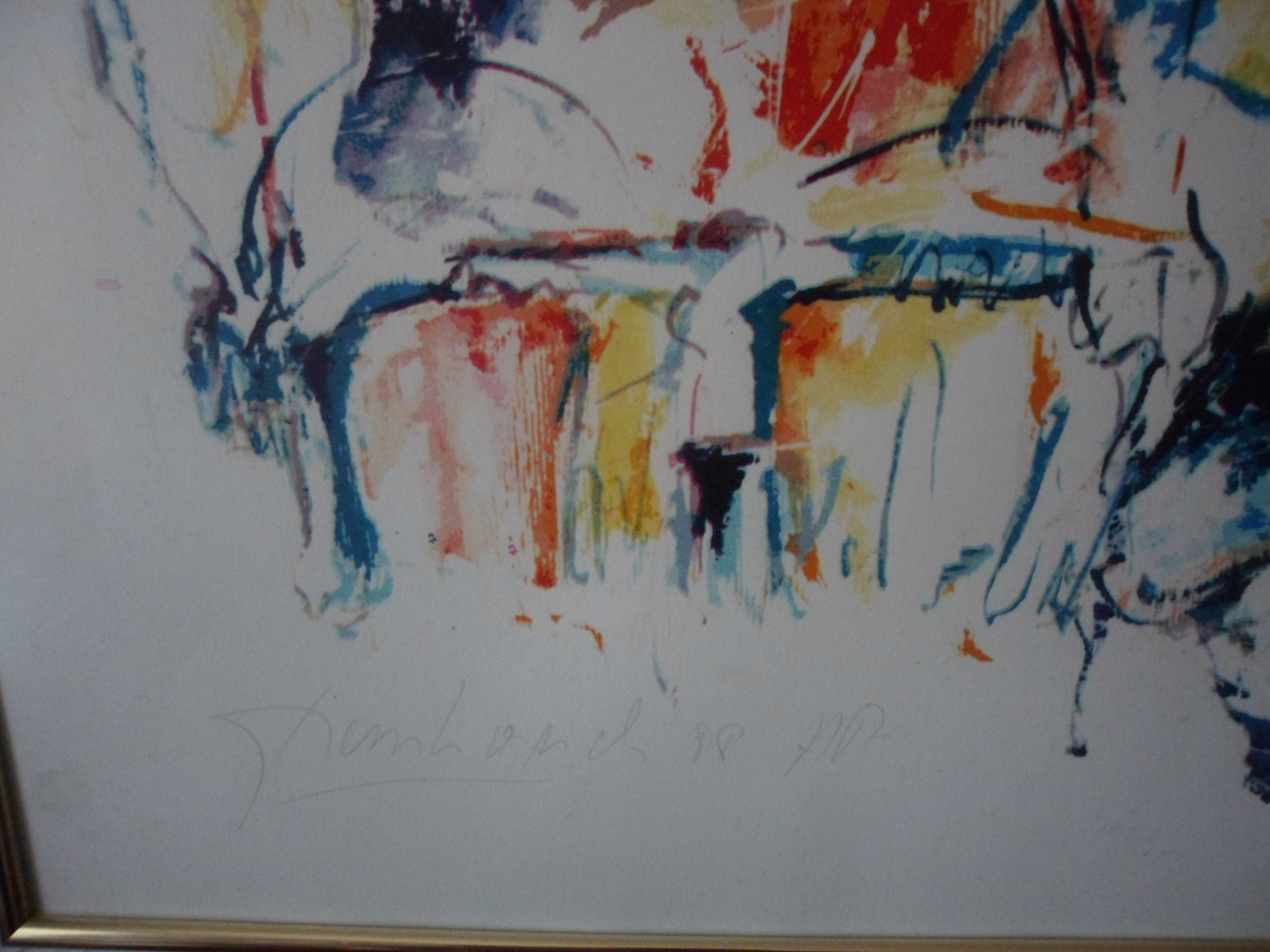 Niet of onleesbaar gesigneerd - Litho, Sport: "Triatlon". kopen? Bied vanaf 1!