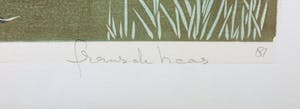 Frans de Haas - Litho, Zonder titel kopen? Bied vanaf 1!