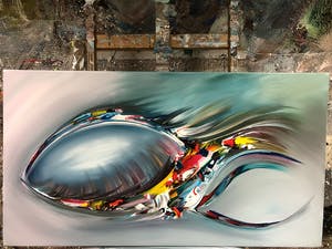 Gena - Abstract Blue Light kopen? Bied vanaf 1!