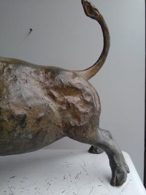 Pierre Chenet - Stier in brons getekend kopen? Bied vanaf 275!