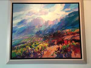 Jos Leurs - Les Dentelles de Montmirail Vaucluse (France) verkocht voor € 400!