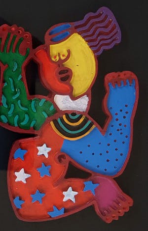 Clemens Briels - Bailarin del Sol | Reliëf van beschilderd kunsthars kopen? Bied vanaf 95!