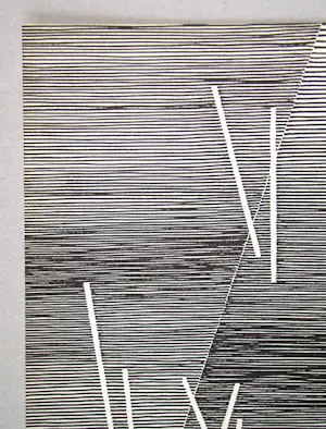 Michel Seuphor - Abstracte compositie - 1958 - Originele lijnets kopen? Bied vanaf 100!