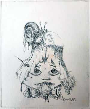 Hans Kanters - ets - HC - 21059 verkocht voor € 110!